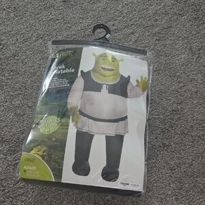 Rubie's Shrek Inflatable Costume for Kids - Green and Black